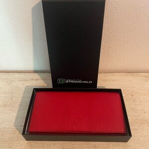 Identity Stronghold Secure Women’s Red Wallet